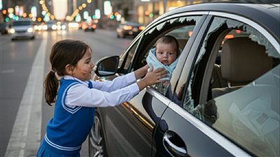 فتاة فقيرة متأخرة عن المدرسة تجد رضيعا فاقدا للوعي