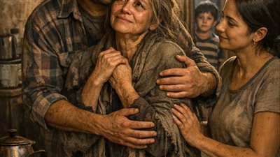 تنكّرتُ كمشرّدة لأختبر أولادي… فكانت الصدمة أقسى مما توقعت